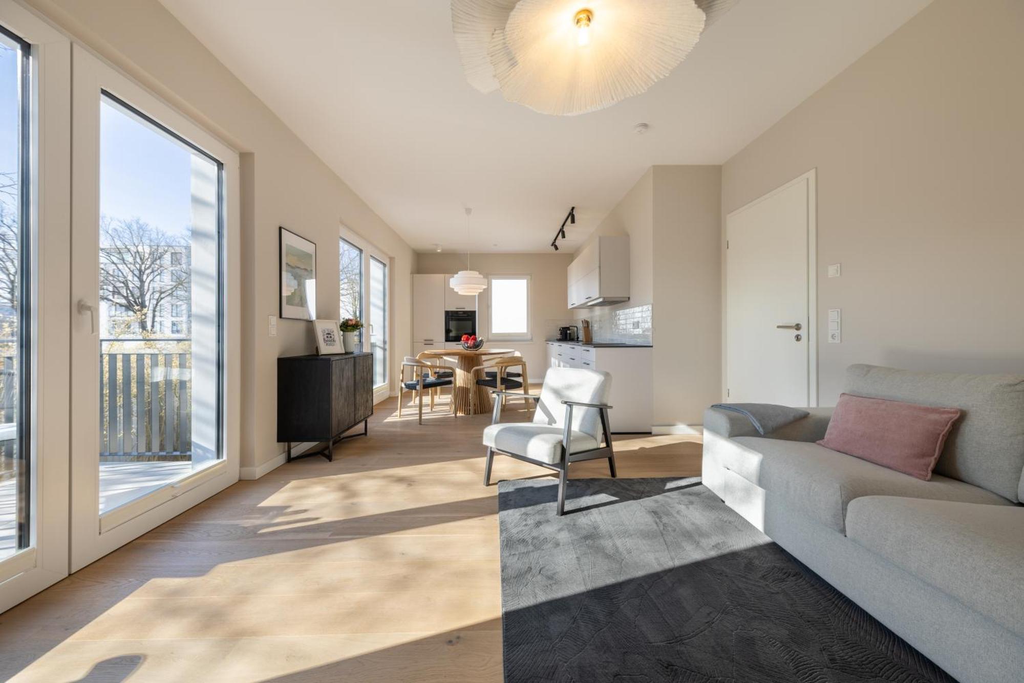 Ferienwohnung Strom Acht - Modern Frisch Inkl Stellplatz, Balkon - 200M Zum Alten Strom Росток Екстер'єр фото